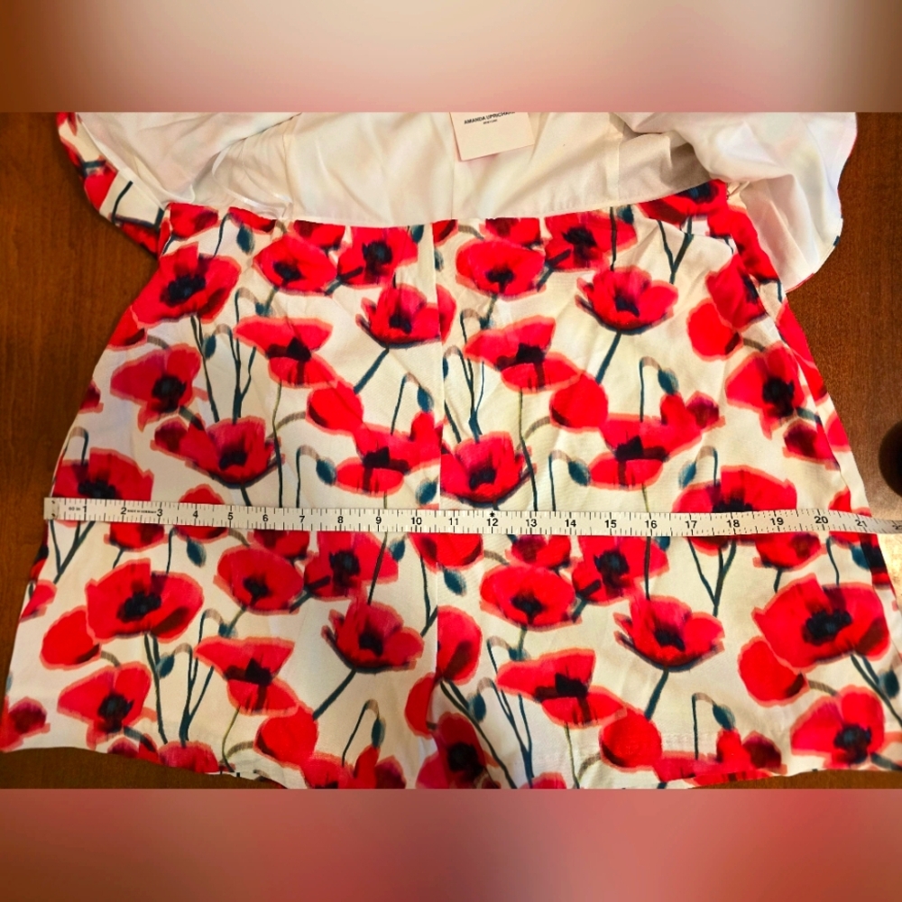 New! Amanda Uprichard X Revolve Poppyfield Tisha Summer Romper - Size Large - Picture 14 of 17
